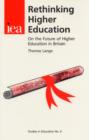 Rethinking Higher Education - Book