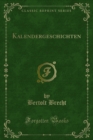 Kalendergeschichten - eBook