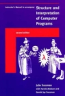 Instructor's Manual t/a Structure and Interpretation of Computer Programs - Book