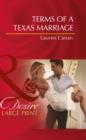 Terms of a Texas Marriage - Book