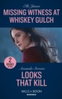 Missing Witness At Whiskey Gulch / Looks That Kill : Missing Witness at Whiskey Gulch (the Outriders Series) / Looks That Kill (A Procedural Crime Story) - Book
