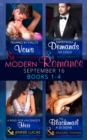 Modern Romance September 2016 Books 1-4: to Blackmail a Di Sione / A Ring for Vincenzo's Heir / Demetriou Demands His Child / Trapped by Vialli's Vows (Mills & Boon Collections) (the Billionaire's Leg - Book