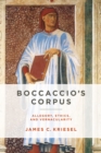 Boccaccio’s Corpus : Allegory, Ethics, and Vernacularity - Book