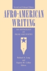 Afro-American Writing : An Anthology of Prose and Poetry - Book