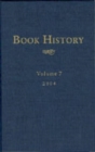 Book History, Vol. 7 - Book