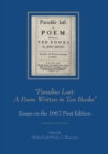 “Paradise Lost: A Poem Written in Ten Books” : Essays on the 1667 First Edition - Book