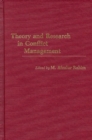 Theory and Research in Conflict Management - Book