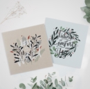 SPCK Charity Christmas Cards, Pack of 10, 2 Designs : Floral Foliage - Book