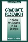 Graduate Research : A Guide for Students in the Sciences - Book