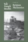 Yale French Studies, Number 102 : Belgian Memories - Book