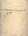 The Artist's Reality : Philosophies of Art - Book