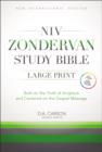 NIV Zondervan Study Bible, Large Print, Imitation Leather, Brown/Tan : Built on the Truth of Scripture and Centered on the Gospel Message - Book
