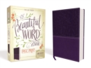 KJV, Beautiful Word Bible, Large Print, Leathersoft, Purple, Red Letter Edition : 500 Full-Color Illustrated Verses - Book