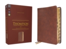 NKJV, Thompson Chain-Reference Bible, Leathersoft, Brown, Red Letter, Thumb Indexed, Comfort Print - Book