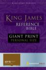 KJV, Reference Bible, Giant Print, Personal Size, Bonded Leather, Burgundy, Red Letter Edition - Book