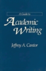 A Guide to Academic Writing - Book