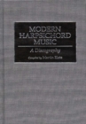Modern Harpsichord Music : A Discography - Book