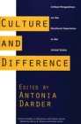 Culture and Difference : Critical Perspectives on the Bicultural Experience in the United States - eBook