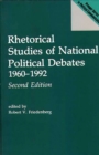 Rhetorical Studies of National Political Debates : 1960-1992 - eBook