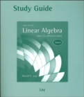 Student Study Guide Update for Linear Algebra and Its Applications with CD-ROM - Book