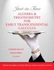 Just-in-Time Algebra and Trigonometry for Early Transcendentals Calculus - Book