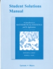 Student Solutions Manual for Introduction to Mathematical Statistics and Its Applications - Book