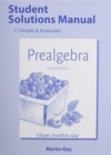 Student Solutions Manual for Prealgebra - Book