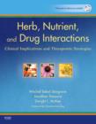 Herb, Nutrient, and Drug Interactions : Clinical Implications and Therapeutic Strategies - Book