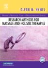 Research Methods for Massage and Holistic Therapies - Book