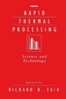 Rapid Thermal Processing : Science and Technology - eBook