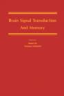 Brain Signal Transduction and Memory - eBook