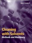 Cleaning with Solvents : Methods and Machinery - eBook