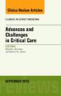 Advances and Challenges in Critical Care, An Issue of Clinics in Chest Medicine : Volume 36-3 - Book