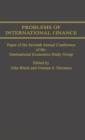 Problems of International Finance : Papers of the Seventh Annual Conference of the IES Study Group - Book