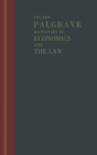 The New Palgrave Dictionary of Economics and the Law - Book