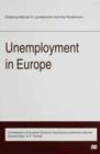 Unemployment in Europe - Book