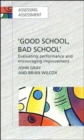 GOOD SCHOOL, BAD SCHOOL - Book