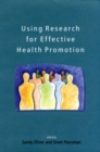Using Research For Effective Health Promotion - Book