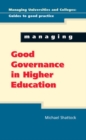 Managing Good Governance in Higher Education - Book