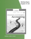 Working Papers, Chapters 15-28 for Warren/Jones/Tayler's Financial &  Managerial Accounting - Book