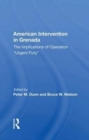American Intervention In Grenada : The Implications Of Operation ""Urgent Fury"" - Book