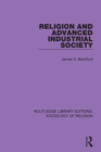 Religion and Advanced Industrial Society - Book