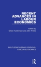 Recent Advances in Labour Economics - Book