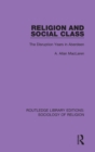 Religion and Social Class : The Disruption Years in Aberdeen - Book