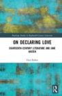 On Declaring Love : Eighteenth-Century Literature and Jane Austen - Book