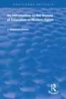An Introduction to the History of Education in Modern Egypt - Book