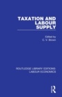 Taxation and Labour Supply - Book