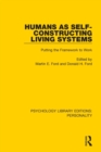 Humans as Self-Constructing Living Systems : Putting the Framework to Work - Book