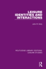 Leisure Identities and Interactions - Book