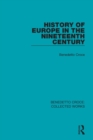 History of Europe in the Nineteenth Century - Book